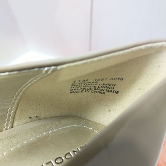 Bandolino Womens SZ 11M Rainaa Peep Toe Classic Pumps, Tan, - Picture 7 of 10